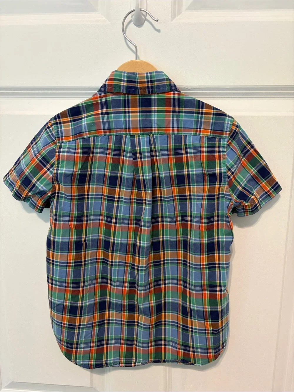 Ralph Lauren Multicolor Plaid Short-Sleeve Button-Down Shirt